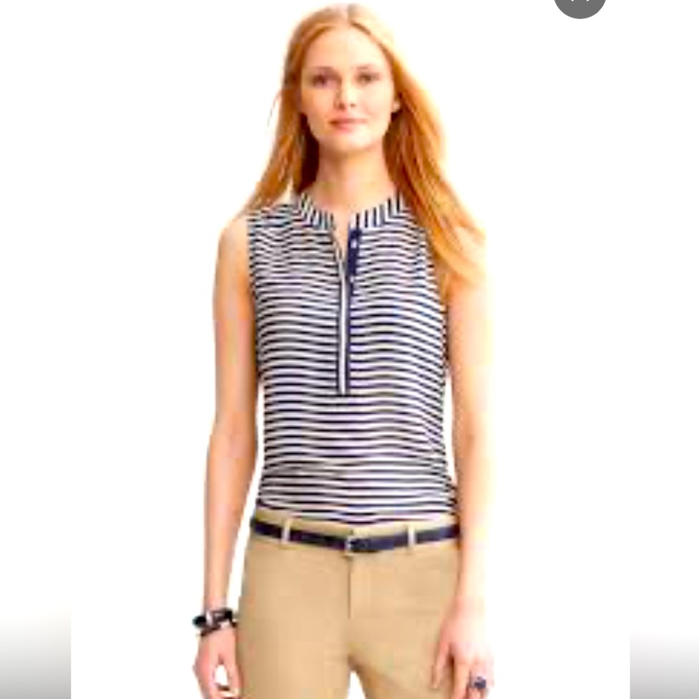 Banana Republic HORIZONTAL-STRIPE SHELL